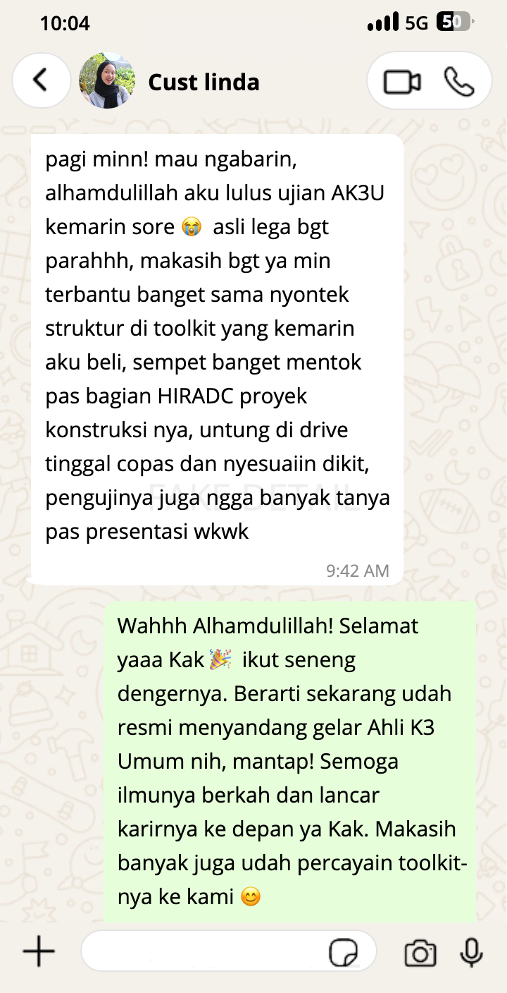 Testimoni WhatsApp AK3U Ultimate 1