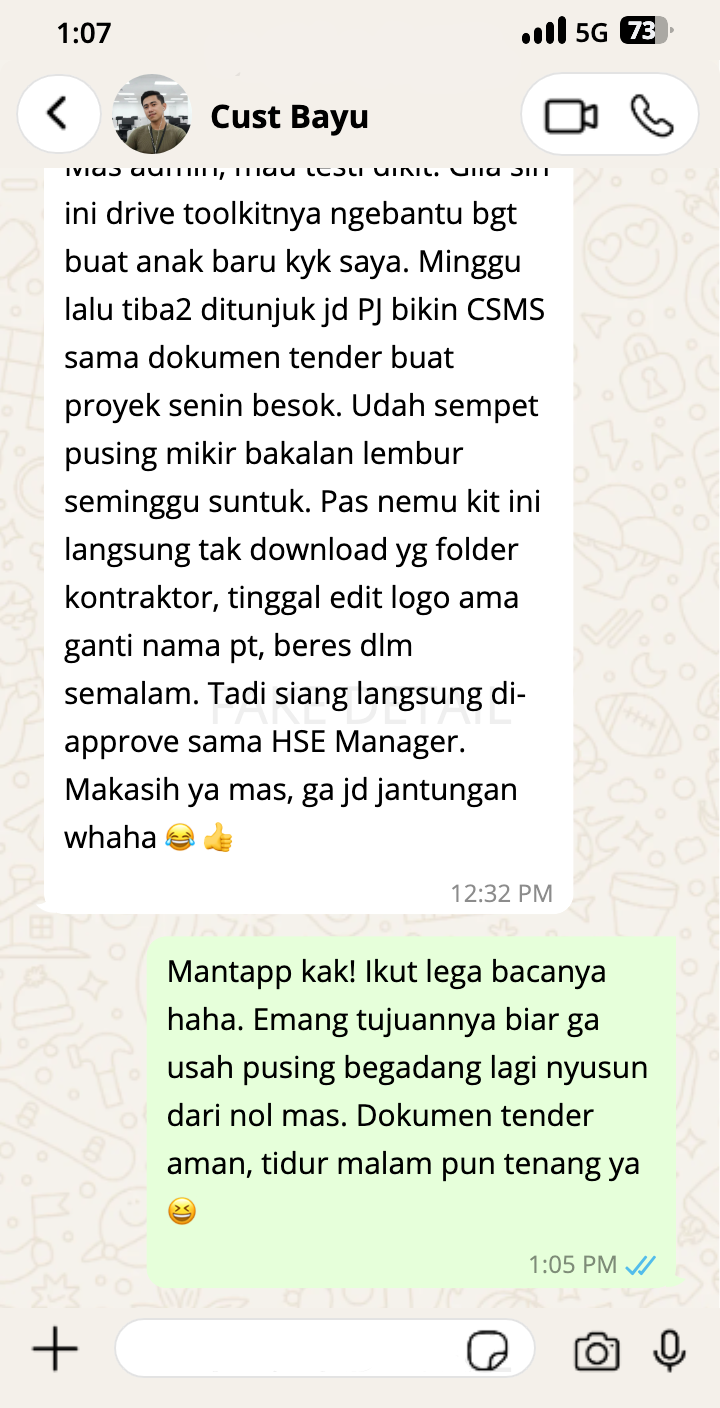 Testimoni WhatsApp AK3U Ultimate 2